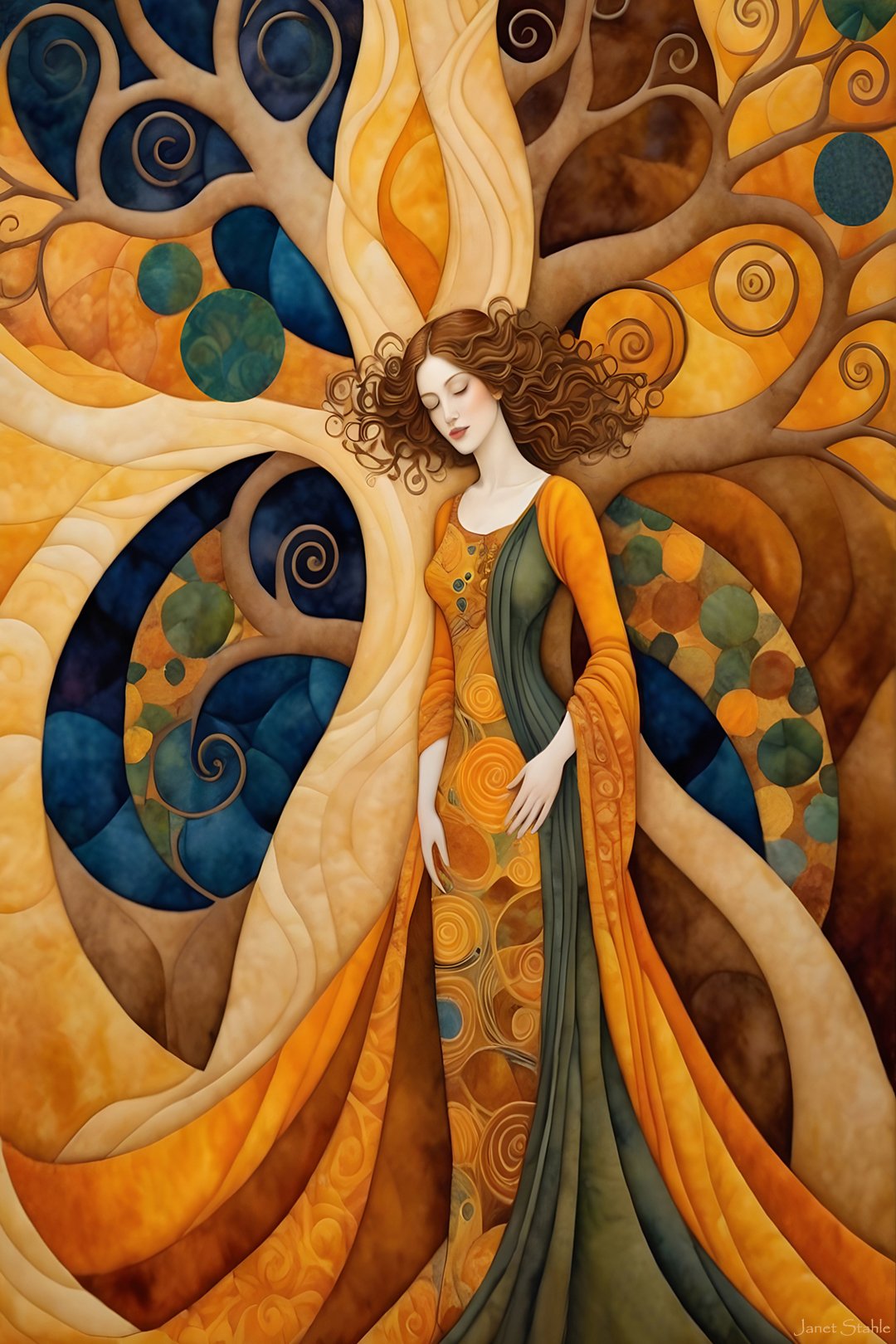 Art Quilt Designs by Janet Stahle | Tradigital Textile Art